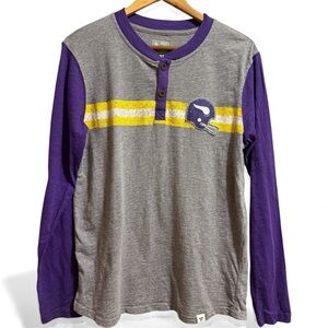 Fanatics MN Vikings Long Sleeve Tshirt Size Medium
